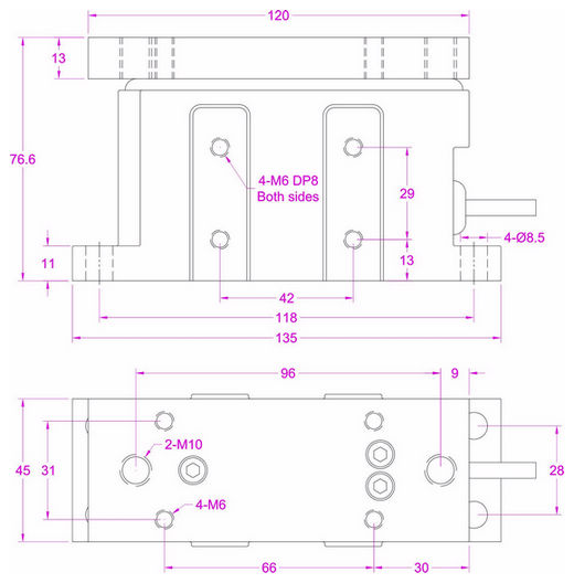 Pillow block load cell Tension measurement sensor